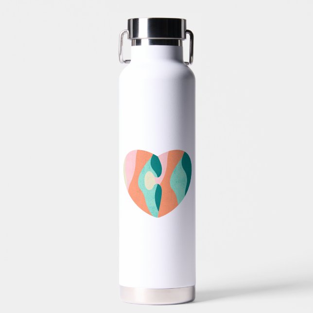Colorful Abstract Water Bottles (Front)
