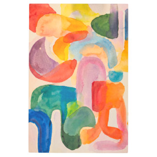 Colorful Abstract Watercolor Art