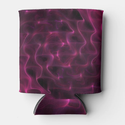 Colorful Abstract Waves Black Background Can Cooler