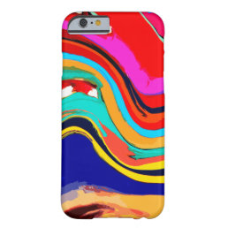 Colorful Abstract Waves of Color iPhone 6 Case