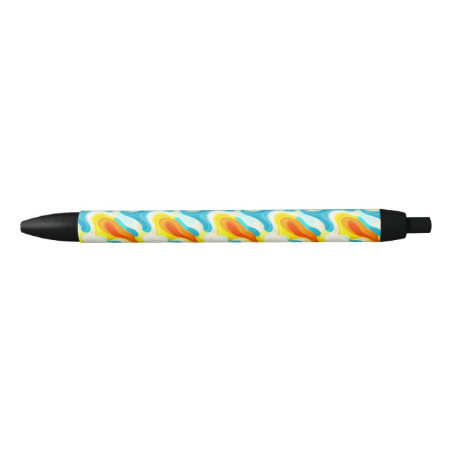 Colorful Abstract Wavy Pattern Pen (Front)
