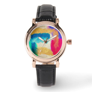 Colorful Abstract Wearable Art Watch