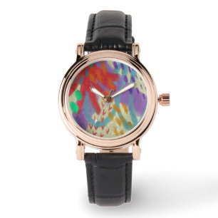 Colorful Abstract Wearable Art Watch