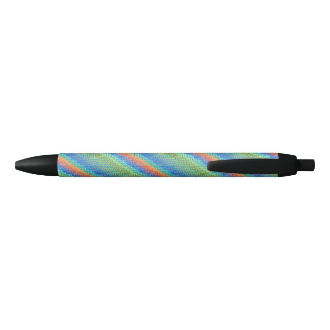 Colorful Abstract Woven Digital Pattern Pen (Back)