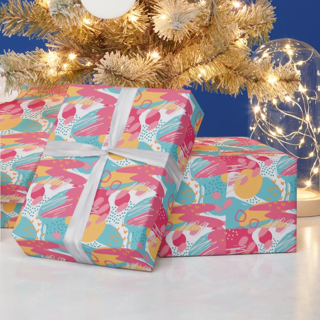 Colorful Abstract Wrapping Paper (Holidays)