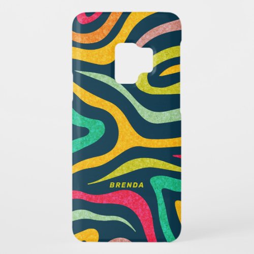 Colorful abstract zebra pattern Case_Mate samsung galaxy s9 case