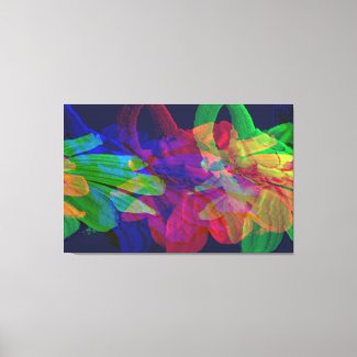 Colorful Abstracted Floral Petals 