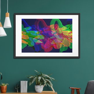 Colorful Abstracted Floral Petals