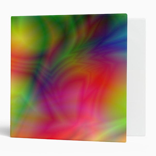 Colorful Abstraction 2" Binder (Front/Inside)