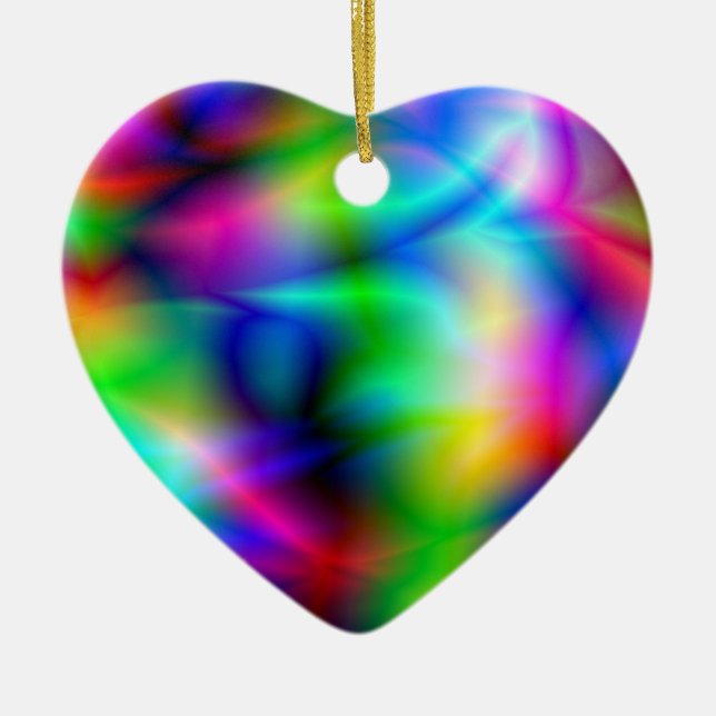 Colorful Abstraction Ornament (Front)