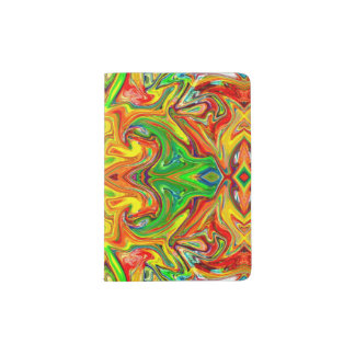 colorful abstraction passport holder