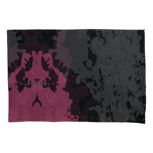 Colorful Abstractions: A Fusion of Splashes Pillow Case (Front)