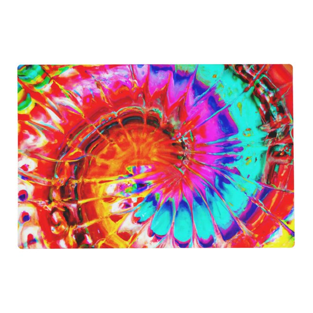 Colorful Abstractions Pattern Art Placemat (Front)