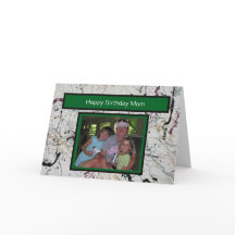 Colorful Abstrract Splatter Painting Birthday or
