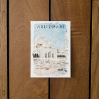 Colorful Abu Dhabi UAE Monument