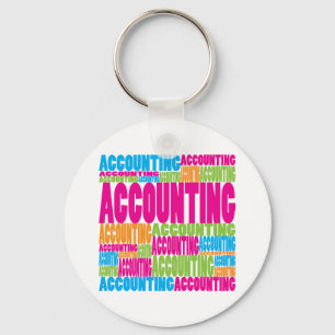 Colorful Accounting Keychain
