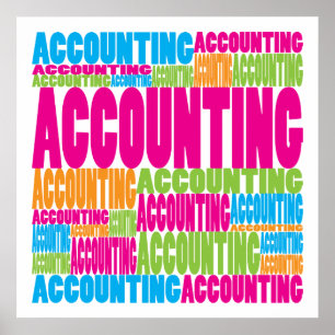 Colorful Accounting Poster