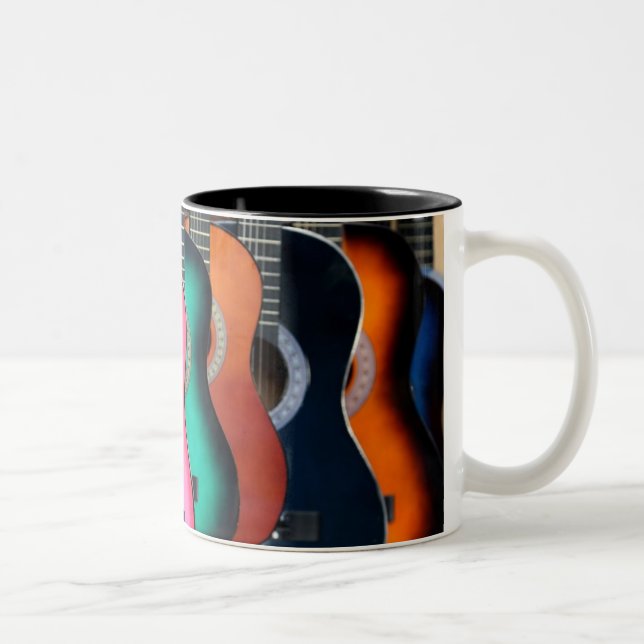 Colorful Acoustic Guitars Coffee Mug (Right)