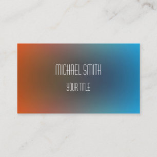 Colorful Acrylic Abstract Business Card