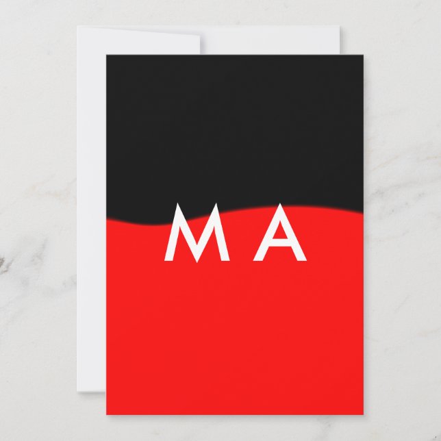 Colorful add your name text image invitation (Front)