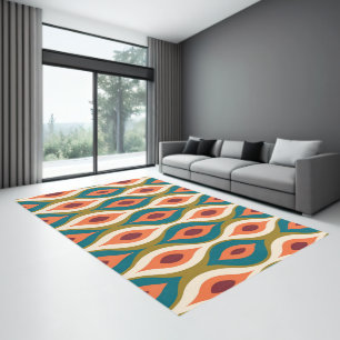 Colorful Aesthetic mid-century seamless pattern Rug