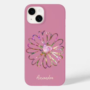 Colorful Aesthetic Rainbow Stylish Flower Case-Mate iPhone 14 Case