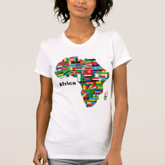 Colorful Africa Map T-Shirt