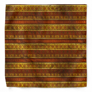 Colorful African Ethnic Tribal Pattern Bandana