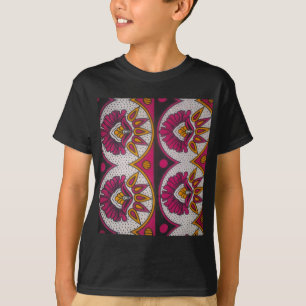 Colorful African Fabric Motif Art Print T-Shirt