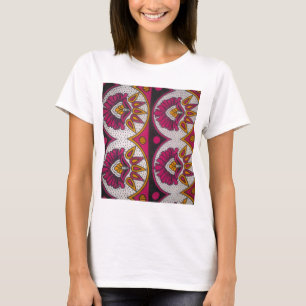 Colorful African Fabric Motif Art Print T-Shirt