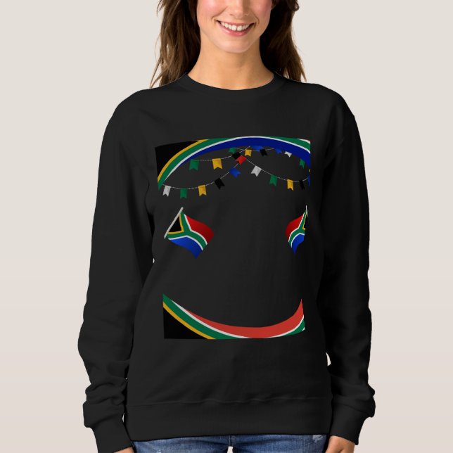 Colorful African Pattern African artwork African H Sweatshirt (Front)