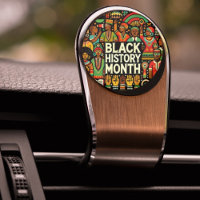 Colorful Afro Culture Graphical Magnet