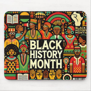 Colorful Afro Culture Graphics Mouse Pad