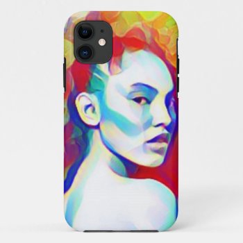 Colorful Afro Iphone Se/5/5s Case by BryBry07 at Zazzle