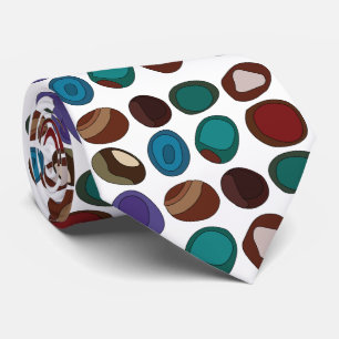 Colorful Agate Stone Crystal Healer Neck Tie