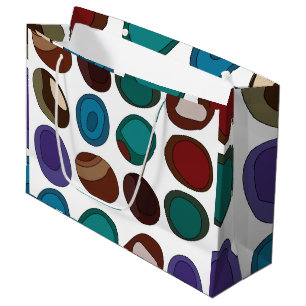 Colorful Agate Stone Crystal Pattern Large Gift Bag