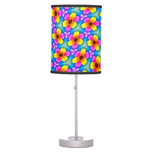 Colorful AI Flower Table Lamp