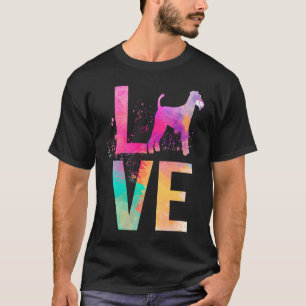 Colorful Airedale Terrier Dog Mom Airedale Terrie T-Shirt