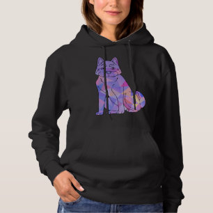 Colorful Akita Hoodie