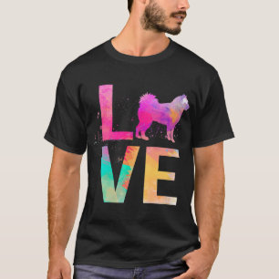 Colorful Alaskan Malamute Dog Mom Gifts Alaskan Ma T-Shirt