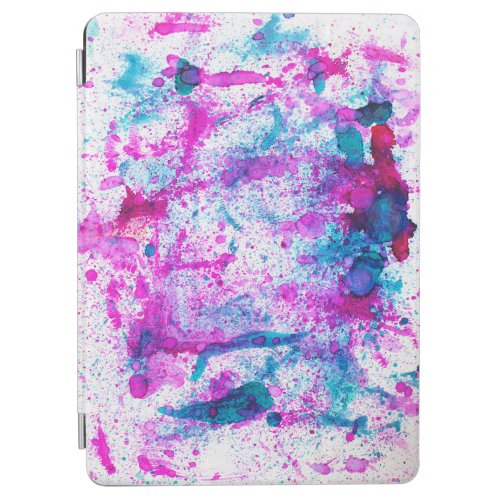 Colorful alcohol ink abstract painting iPad air cover