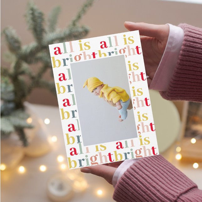 Colorful All Is Bright Pattern With Photo (Creator Uploaded)