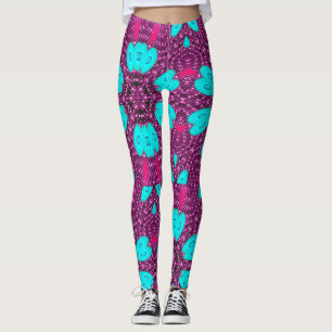 Colorful All-Over-Print Leggings