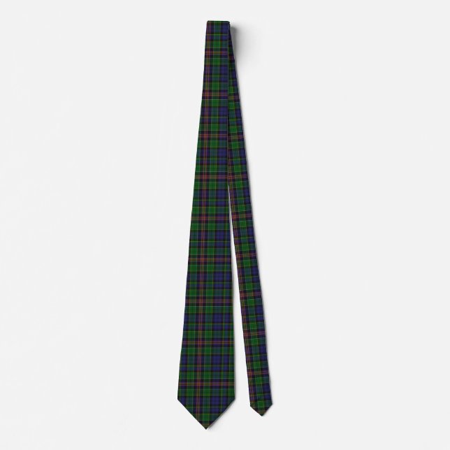 Colorful Allison Plaid Neck Tie (Front)