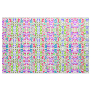 Colorful alphabet fabric