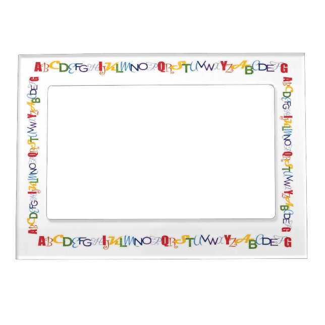 Colorful Alphabet Frame (Front)