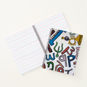 Colorful Alphabet Notebook