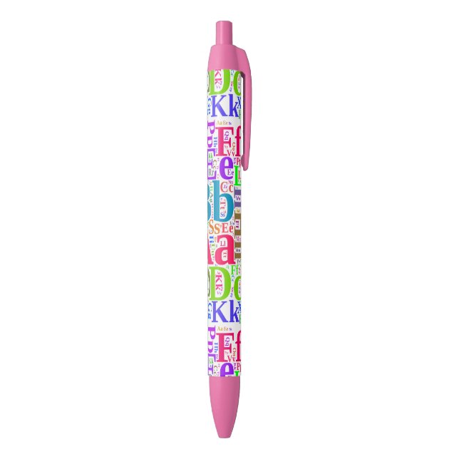 Colorful alphabet pen (Bottom (Vertical))