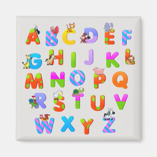 Colorful Alphabetical Letters Magnet