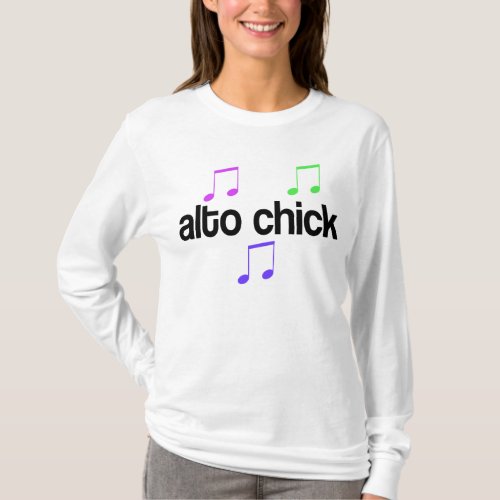 Colorful Alto Chick T_Shirt